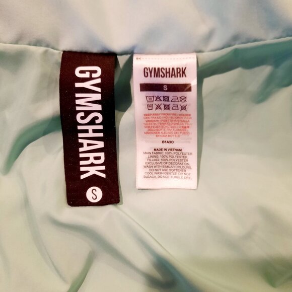 Gymshark Mint Green Puffer Jacket, Size Small - Picture 6 of 7